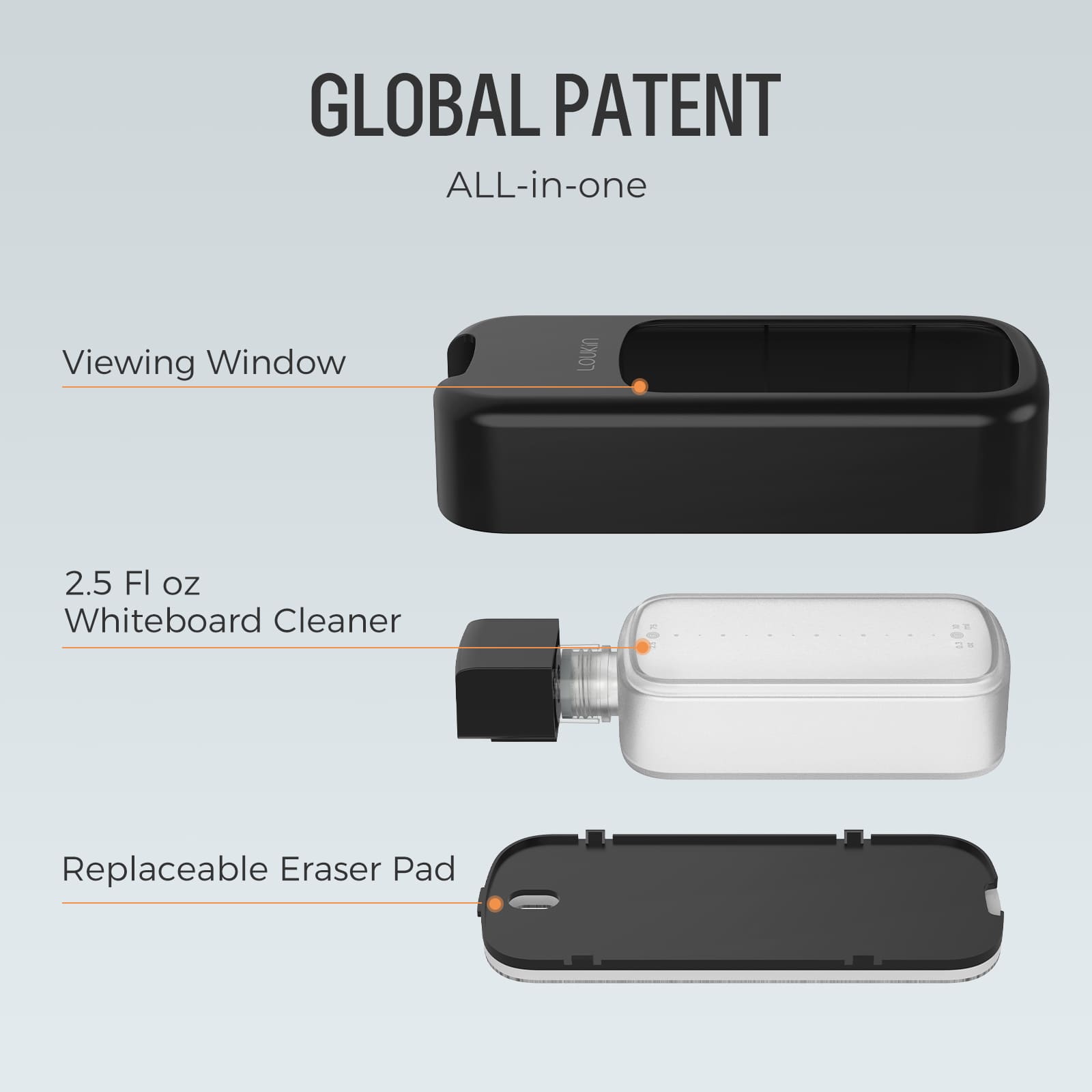 Replaceable All-in-One Eraser Set