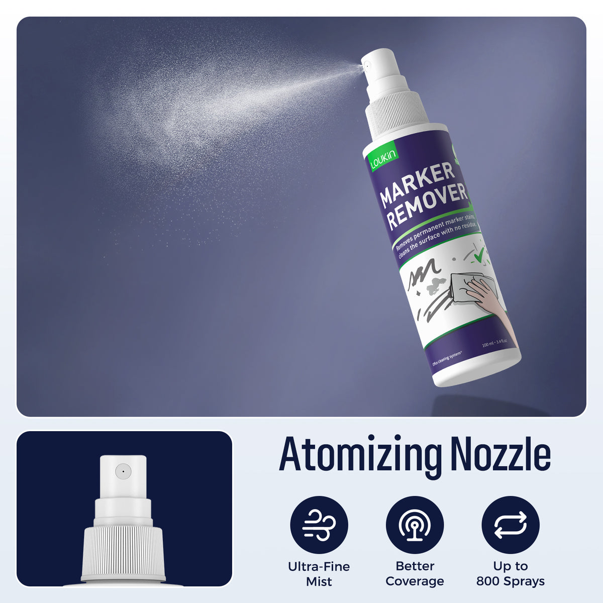 Permanent Marker Remover Spray (3.4 fl oz)