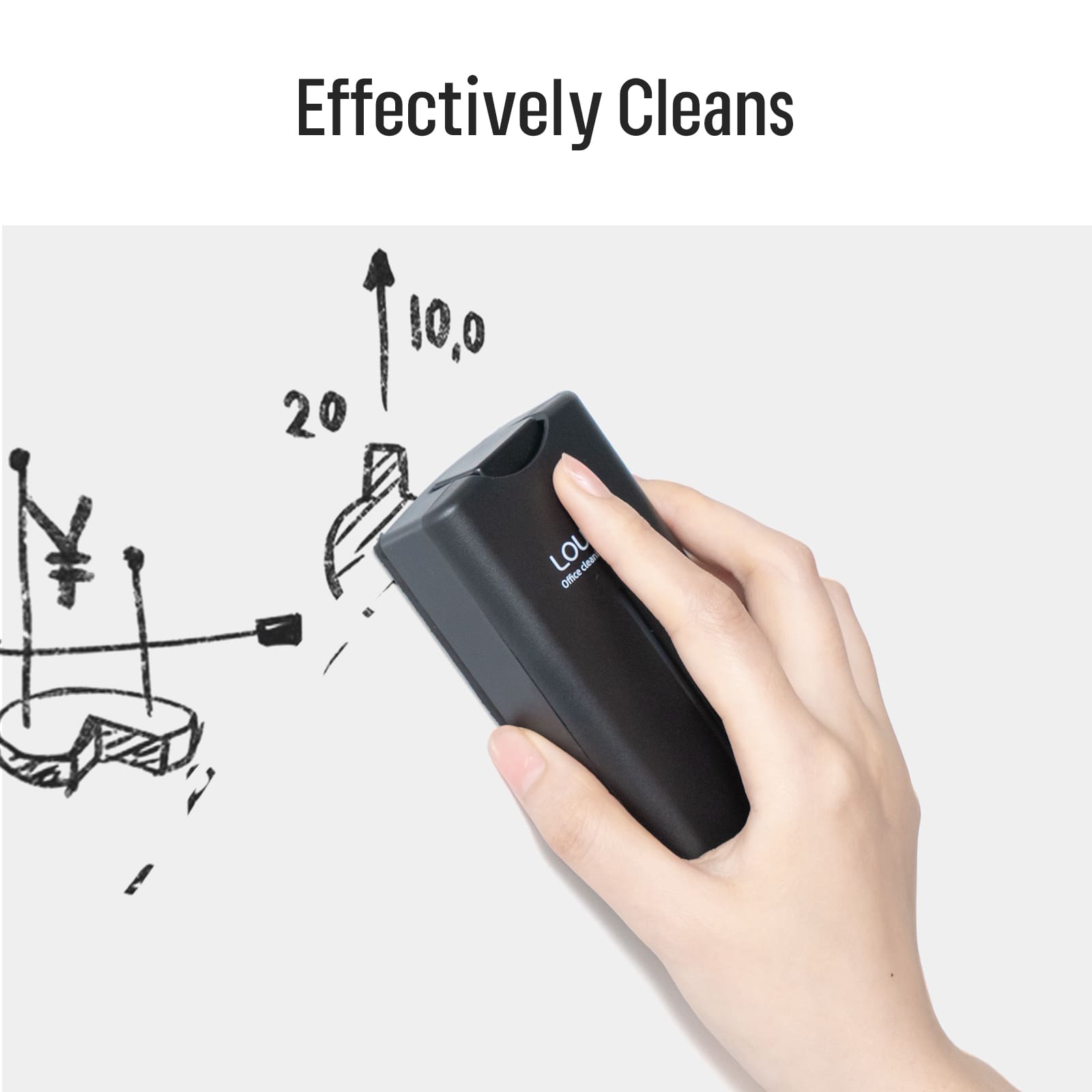 All-in-One Magnetic Dry Erase Eraser