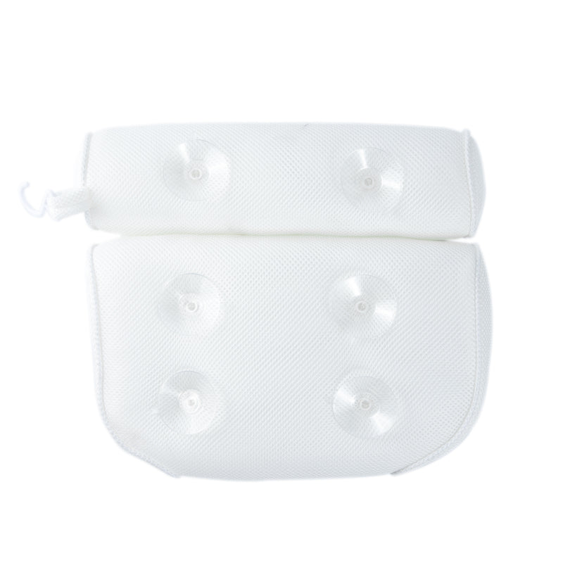 Mesh Hydrotherapy Spa Pillow, Anti Slip, Waterproof Bathtub Pillow Equipped with Suction Cups