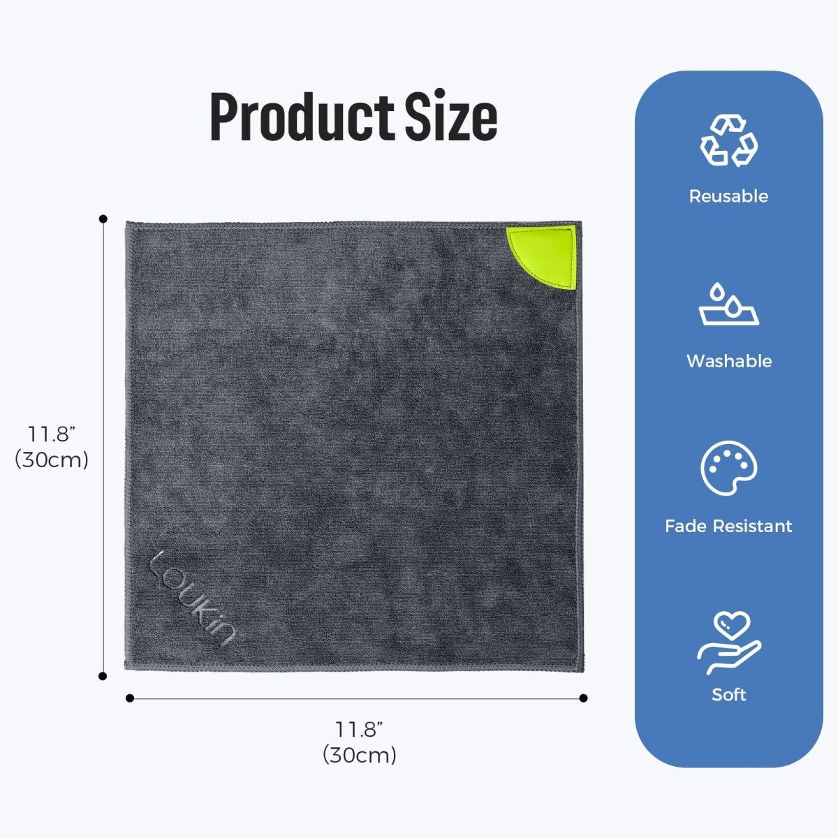 loukin-W3306K-Magnetic-Cleaning-Cloth-4Pack-with-2Cleaner-Feature