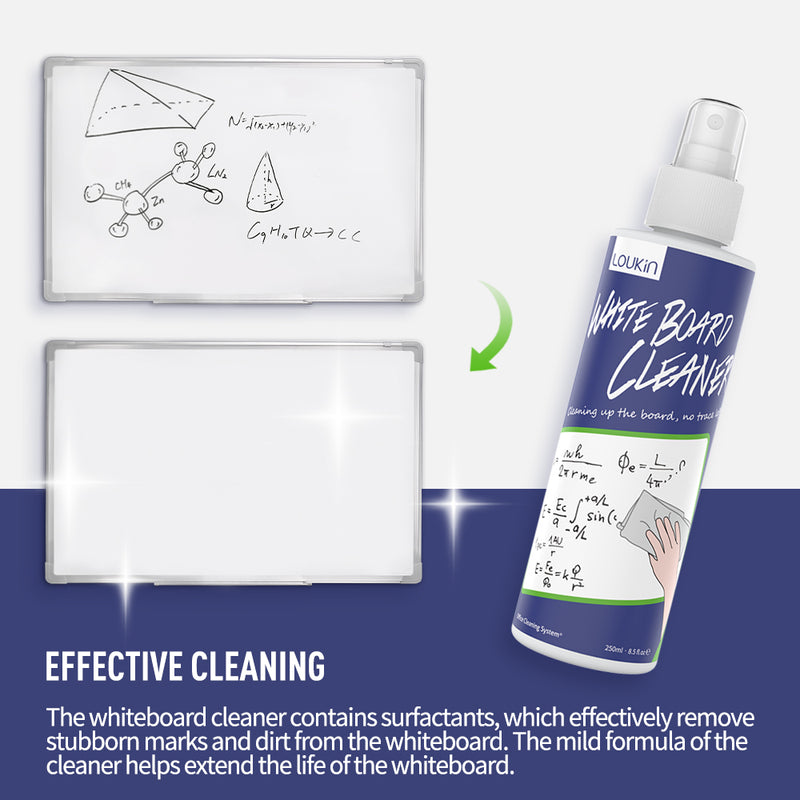 LOUKIN Non-Toxic Whiteboard Cleaner, 17oz Dry Erase Board Cleaner
