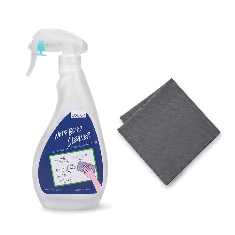 LOUKIN Whiteboard Cleaner - 17oz (500ml)+cloth