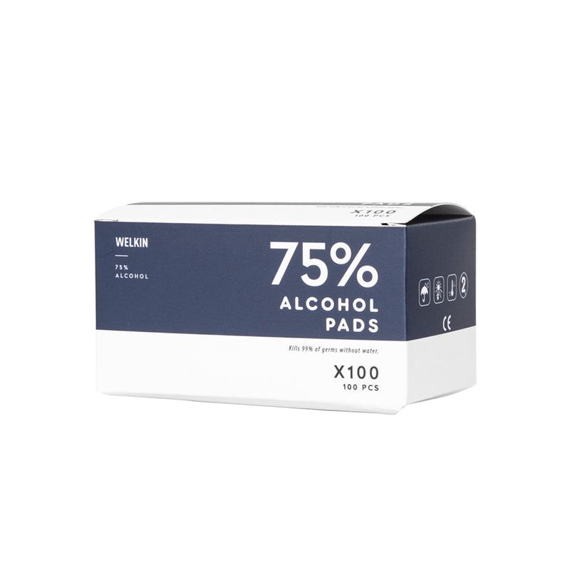 WELKIN Pre-moistened Alcohol Pads for Topical Use